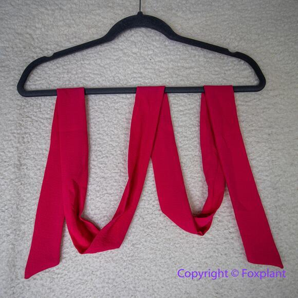 New!‎ Eliza J Short Sleeve V Neck CropJumpsuit Size 2 in Hot Pink - Picture 2 of 16